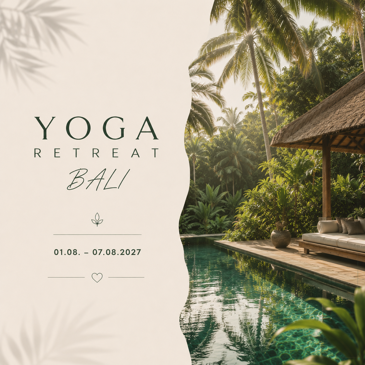 Yoga-Retreat auf Bali - Jetzt anmelden!